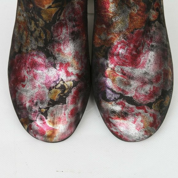 Kenneth Cole Reeve Floral High Heel Ankle Boot 11M - Picture 8 of 12